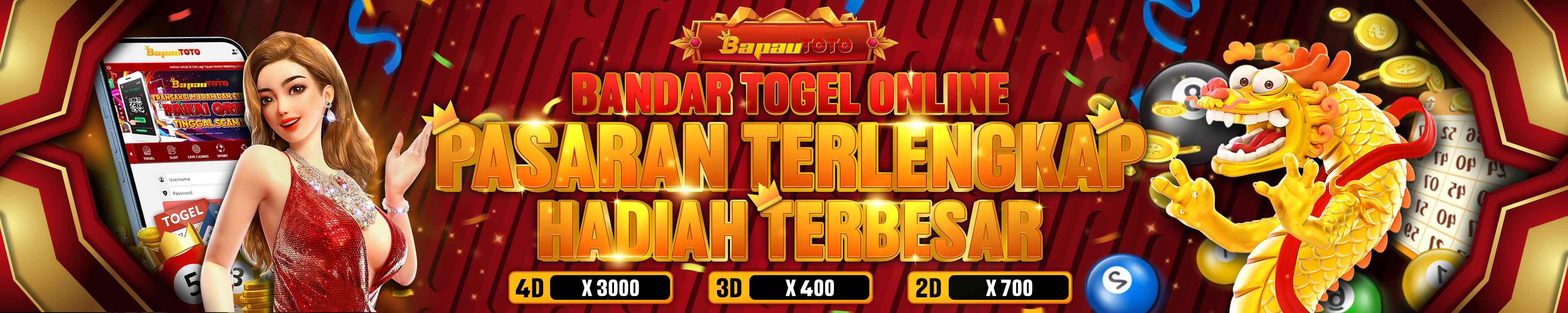 Bapautoto Bandar togel online, Dengan pasaran terlengkap dan hadiah nya yang besar besar Deskop